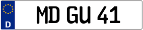 Truck License Plate